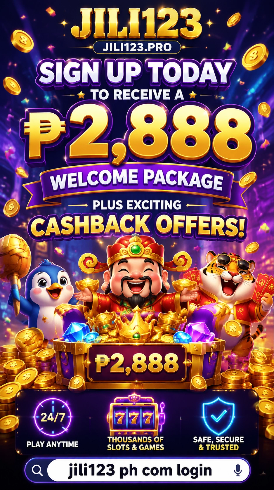 jili123 homepage visual for Philippines players